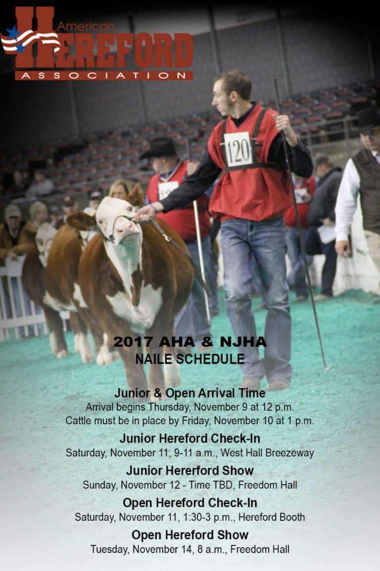 NAILE Hereford Schedule The Pulse
