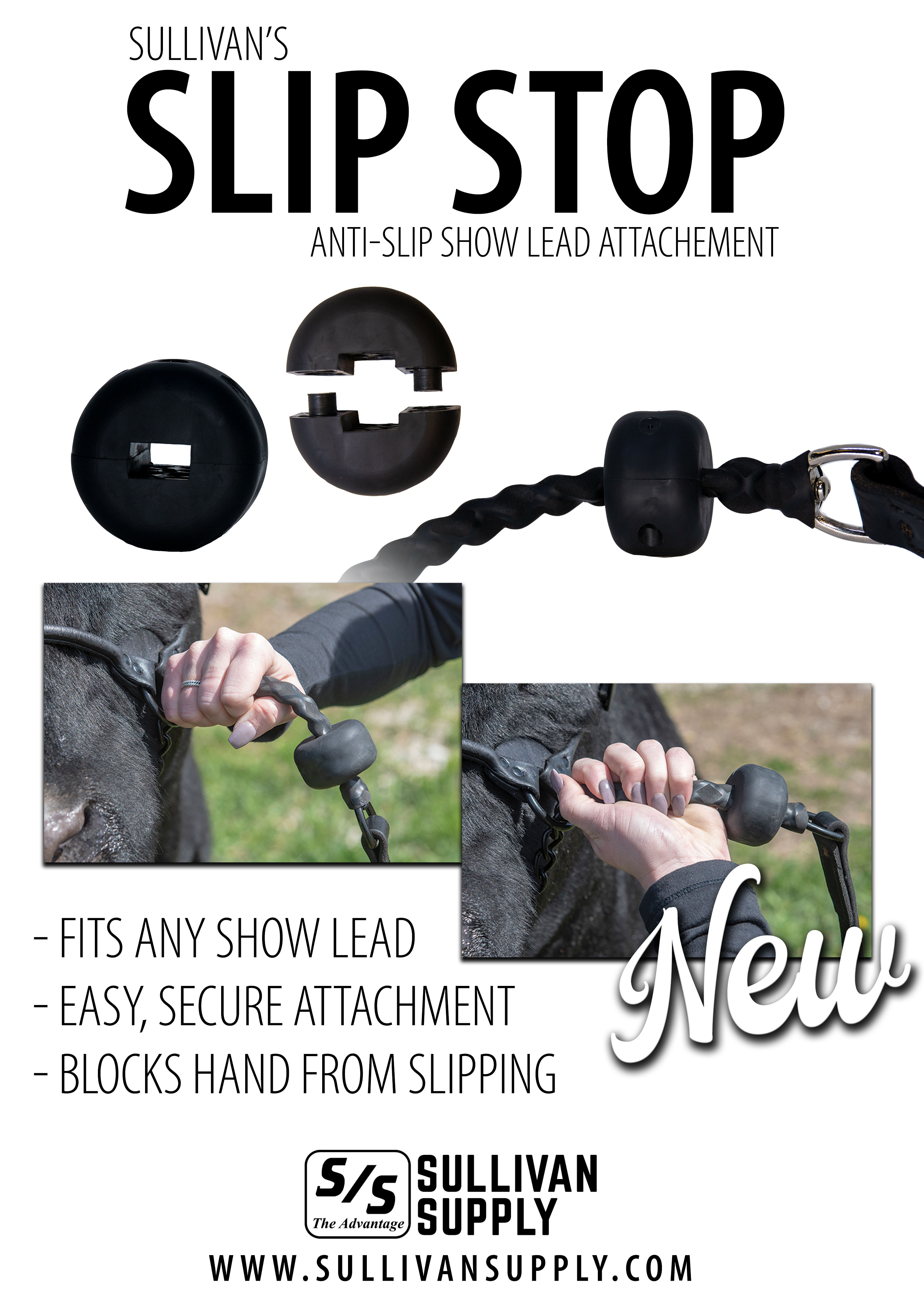 thumbnail image 2 of Slide Ring Rope Halter - Zero-drag Form, Big Discounts Available Now 2 of 13