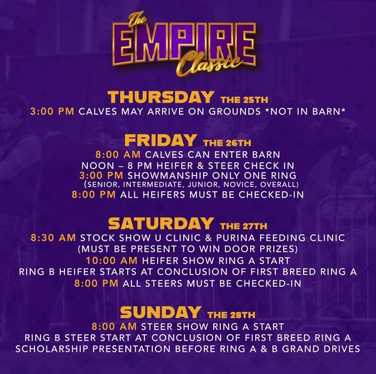 2021 The Empire Classic Schedule The Pulse