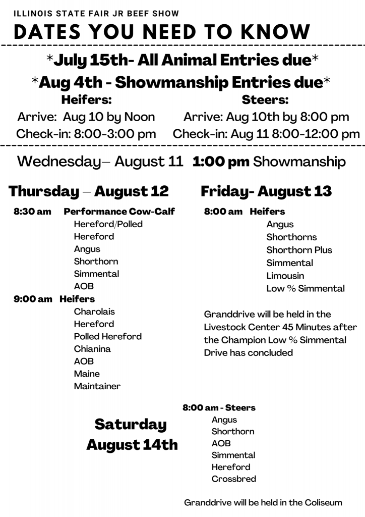 Illinois State Fair Schedule Released The Pulse